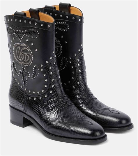 gucci lifford nero boots|Gucci cowboy boots.